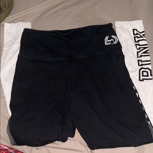PINK Victoria's Secret Black Bike Shorts